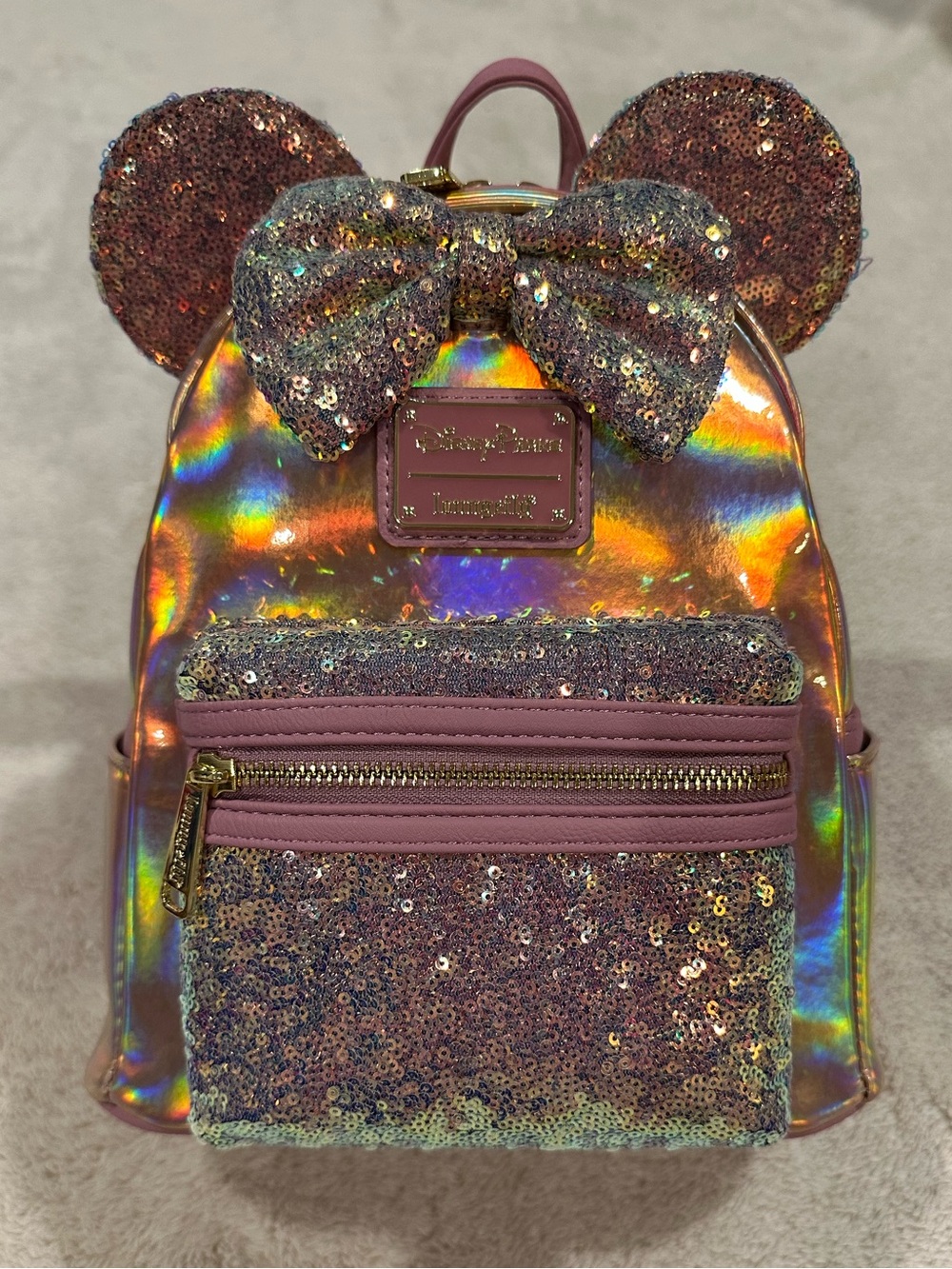 NWT walt disney world 50th anniversary EARidescent loungefly backpack